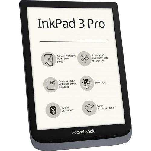 Електронна книжка PocketBook 740 InkPad 3 Pro Metallic Grey (5c183a7d) - фото 1