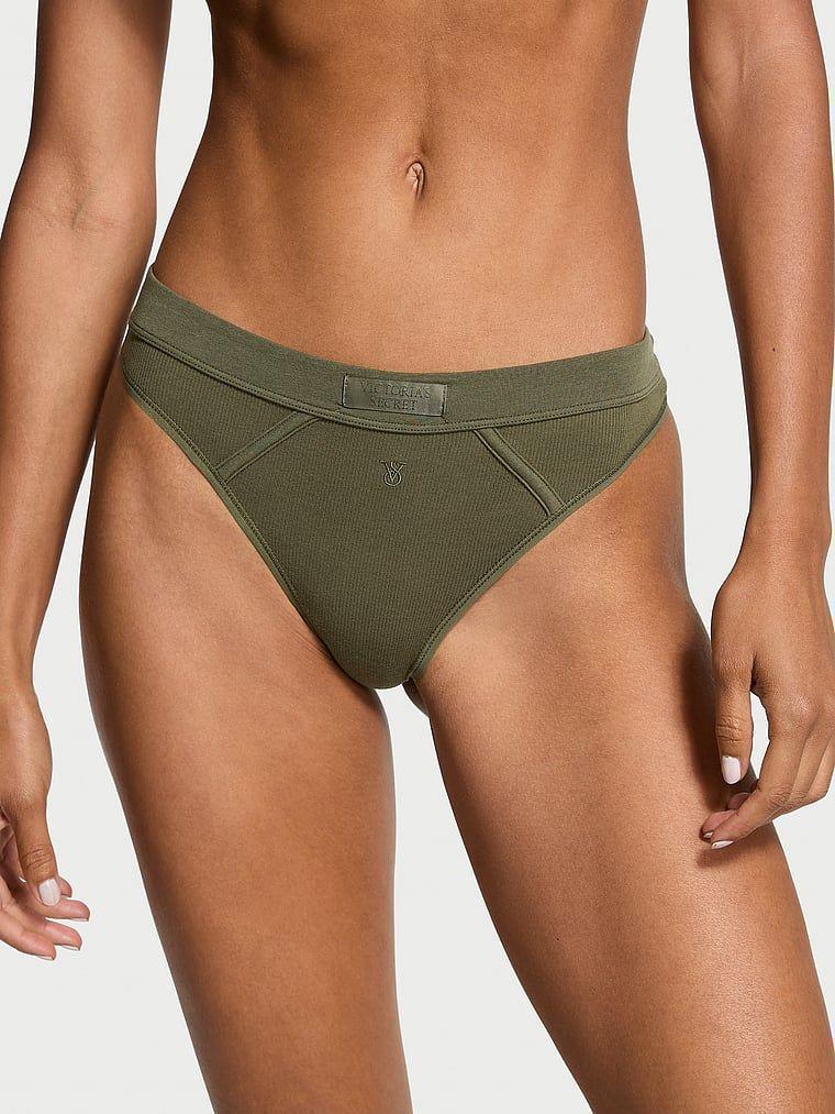 Трусики женские Victoria's Secret Thong Logo M Зеленый (2426105094)