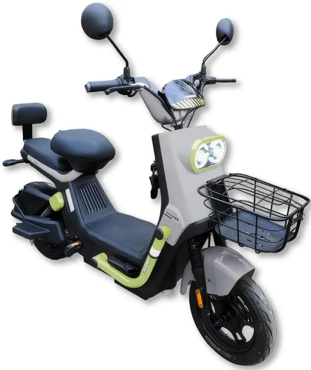 Электроскутер двухместный Crosser Booster 800W 60V 20Ah Серый