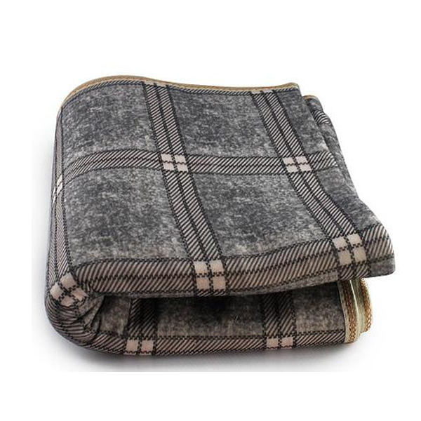 Электропростынь с подогревом Electric Blanket EC-3289 клетчатая 2 режима 150х120 см Gray