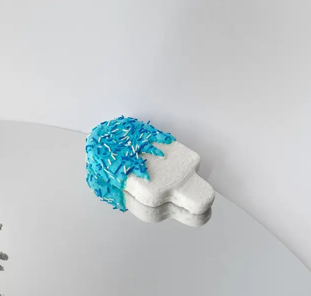 Бомбочка-мороженое для ванны Мята 100 г (000003658)