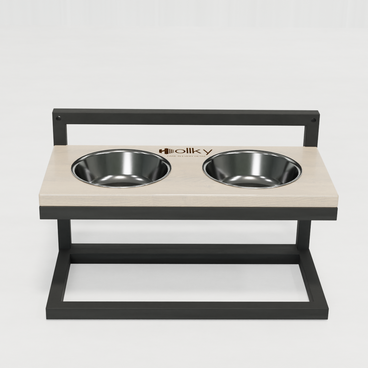 Миски на регульованій підставці для маленьких собак Hollky Flex S 2х0,45 л (FS-422523-GRWH) - фото 8 Миски на регульованій підставці для маленьких собак Hollky Flex S 2х0,45 л (FS-422523-GRWH) - фото 8