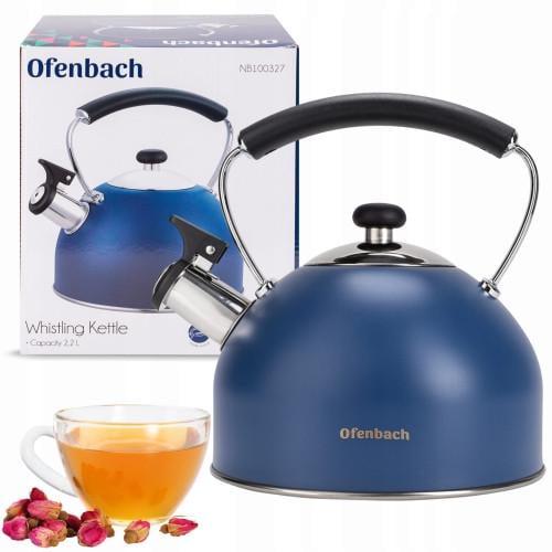 Чайник Kamille Ofenbach NB 100327 з нержавіючої сталі 2,2 л (2517954953) - фото 6 Чайник Kamille Ofenbach NB 100327 з нержавіючої сталі 2,2 л (2517954953) - фото 6