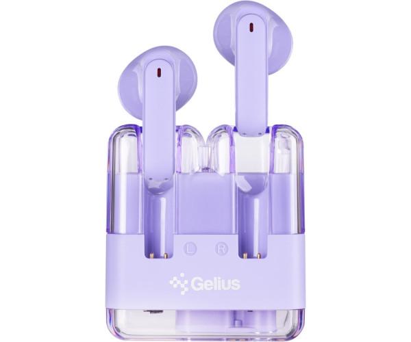 Наушники беспроводные Bluetooth Gelius Monster GP-TWS043 TWS 300mAh Violet