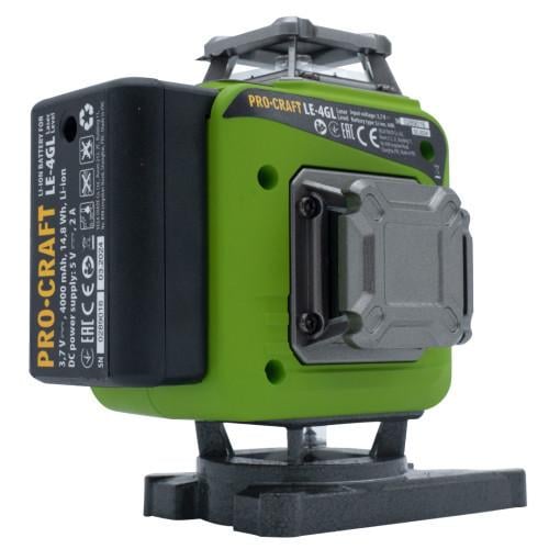 Лазерный уровень ProCraft LE-4GL зеленый луч - фото 3