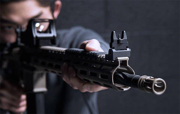 Подпружиненная мушка UTG Accu-Sync Flip-Up для AR15 - Picatinny - Черная - фото 3 Подпружиненная мушка UTG Accu-Sync Flip-Up для AR15 - Picatinny - Черная - фото 3