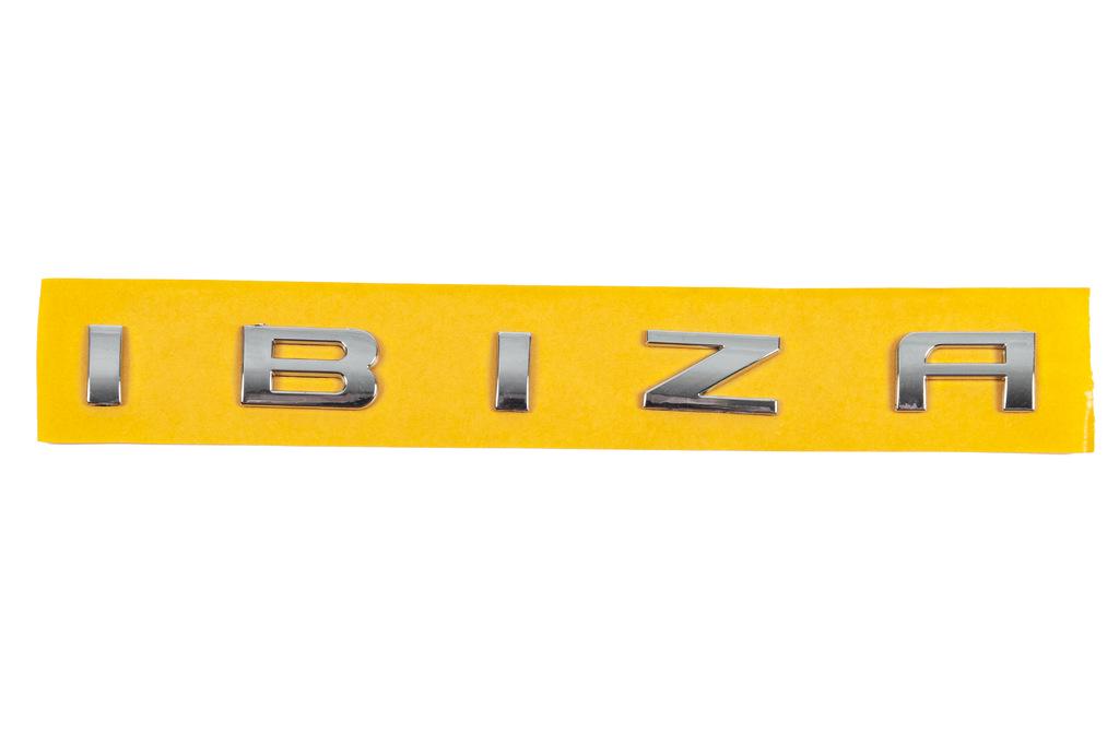 Надпись Ibiza Davs Auto для Seat Ibiza 2017- гг. abs-пластик Хром