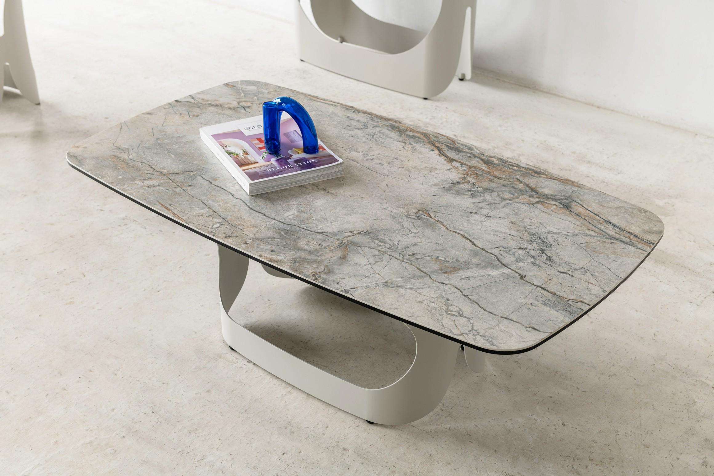 Журнальный стол Арно 1200х650х400 мм Сильвер ривер/Айвори (30937417) - фото 8