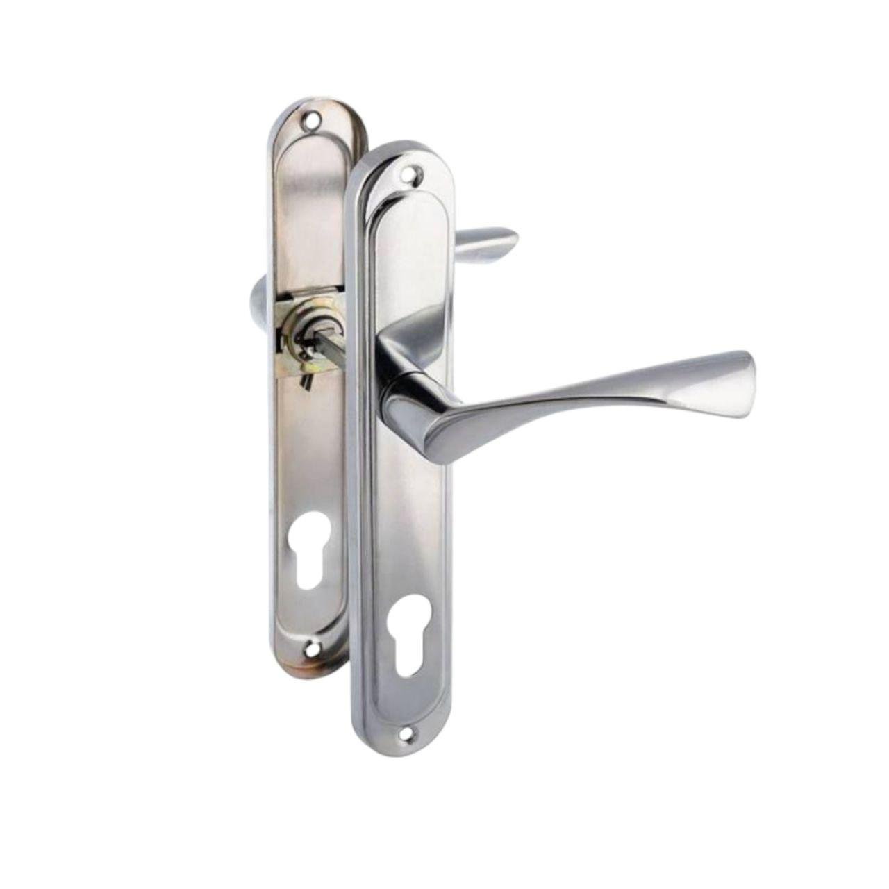 Ручки на планці Аверс РН-85 240х50х70 2 шт. Хром дверні (1820215429/К0214)