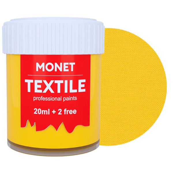 Фарба акрилова для тканини Monet 23 20 мл Жовтий (24911516) Фарба акрилова для тканини Monet 23 20 мл Жовтий (24911516)