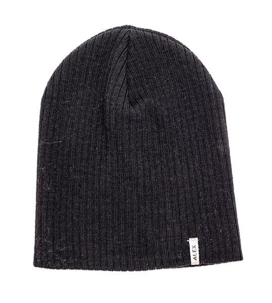 Шапка детская для мальчиков Ден D833 без подкладки 50-54 см Черный