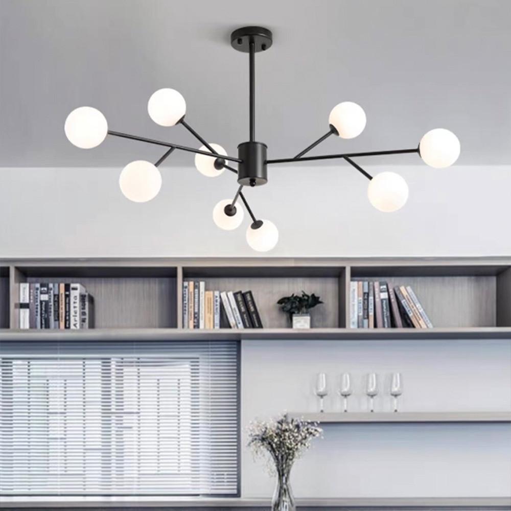 Люстра потолочная Grand Bunch на 9 плафонов Ø 110 см Черный (AOC 20/9 BK) - фото 2 Люстра потолочная Grand Bunch на 9 плафонов Ø 110 см Черный (AOC 20/9 BK) - фото 2