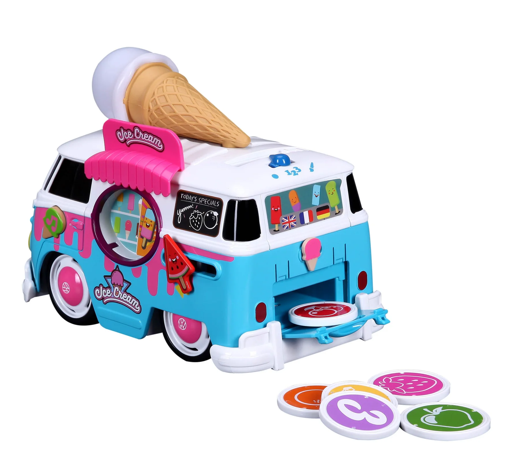 Автобус із морозивом Bb Junior Volkswagen Magic Ice Cream Bus Samba Bus (16-88610) - фото 2