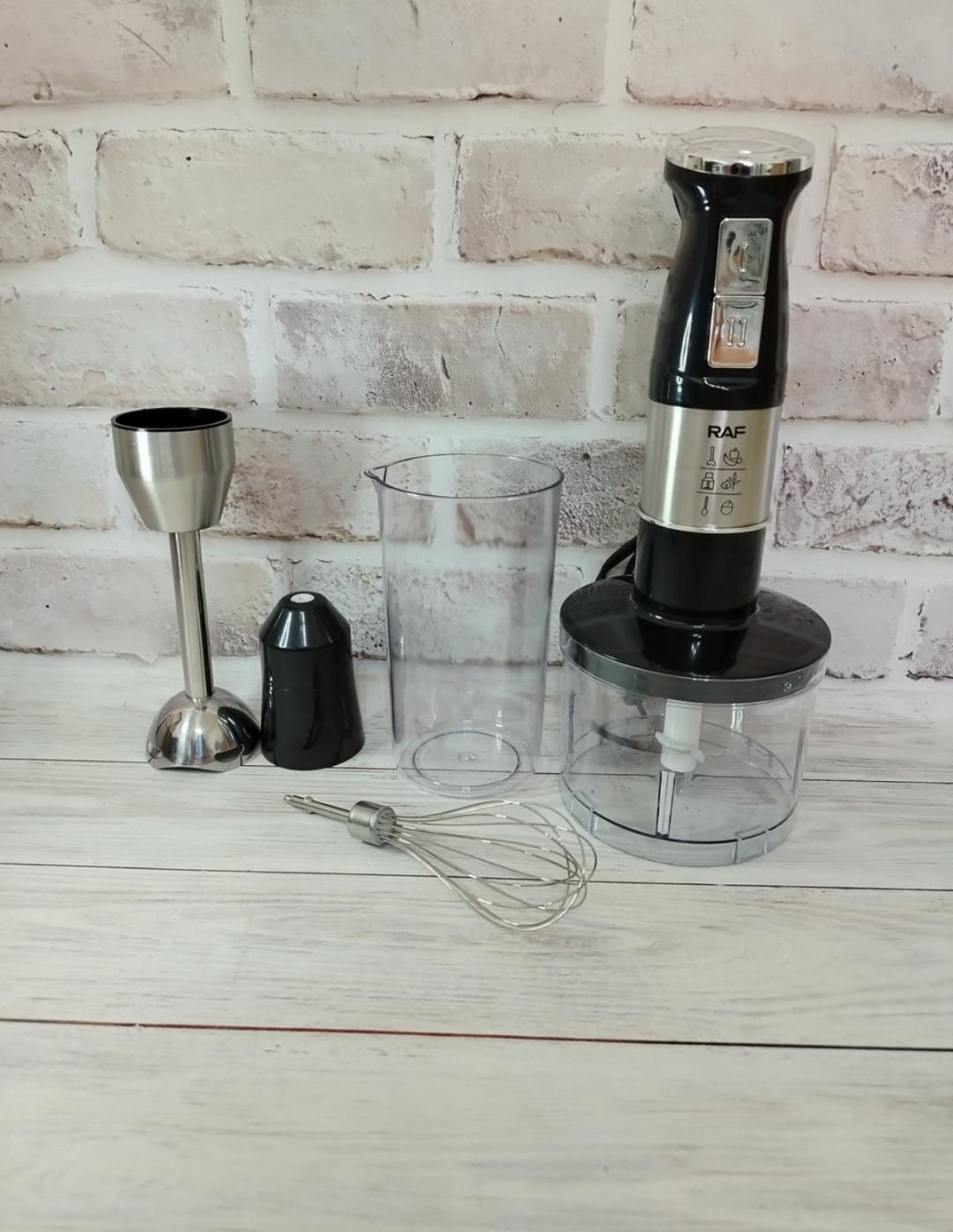 Блендер погружной RAF R.326 4в1 800W Черный (20641000)