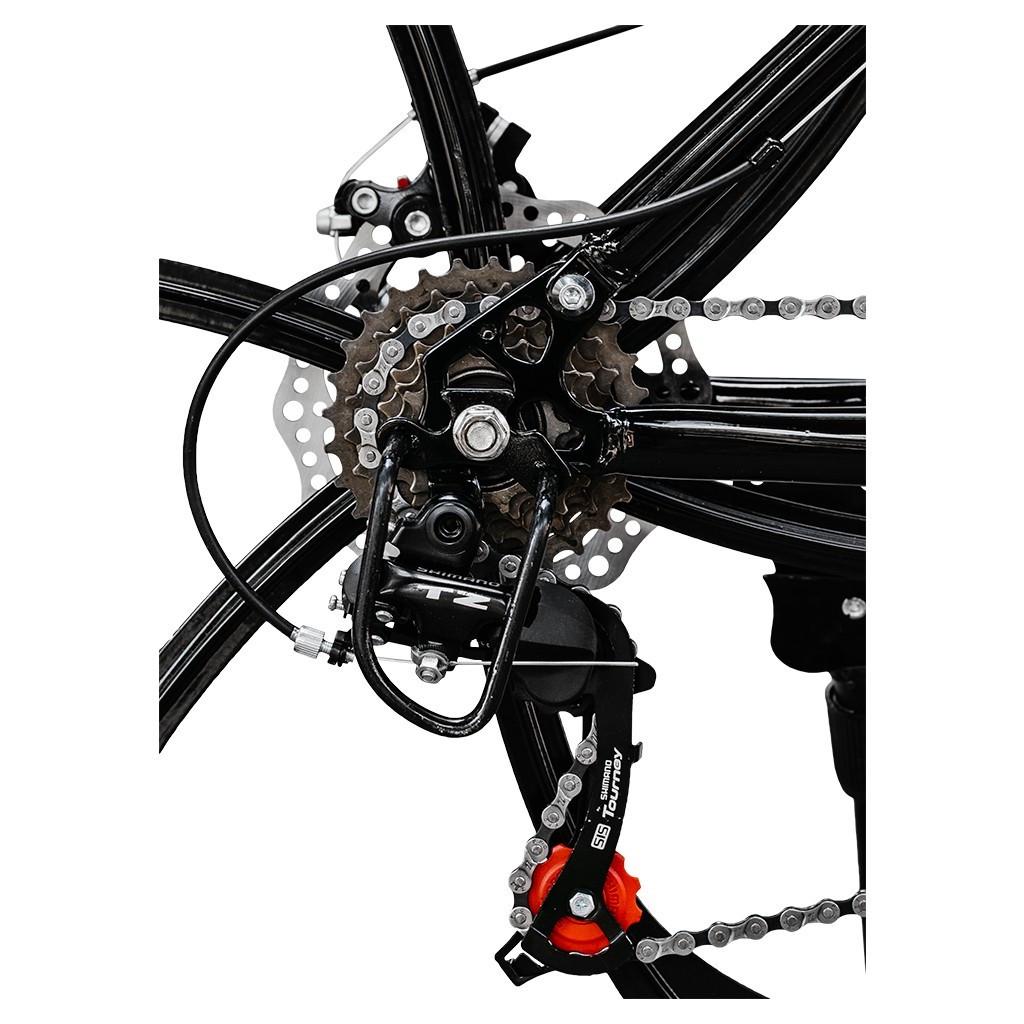 Велосипед с литыми дисками Kucher "City Power" складной шины 26" рама 17" Черно-белый (1501185781) - фото 6 Велосипед с литыми дисками Kucher "City Power" складной шины 26" рама 17" Черно-белый (1501185781) - фото 6