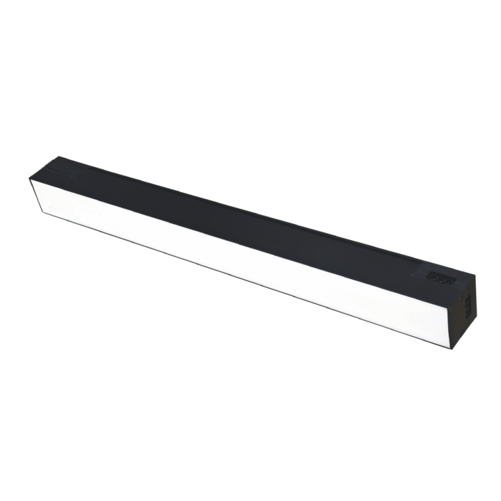Линейный светильник LED VELMAX V-LML-50W 3000K-4000K-6500K коннектор крепления 230V Черный (25-14-73)