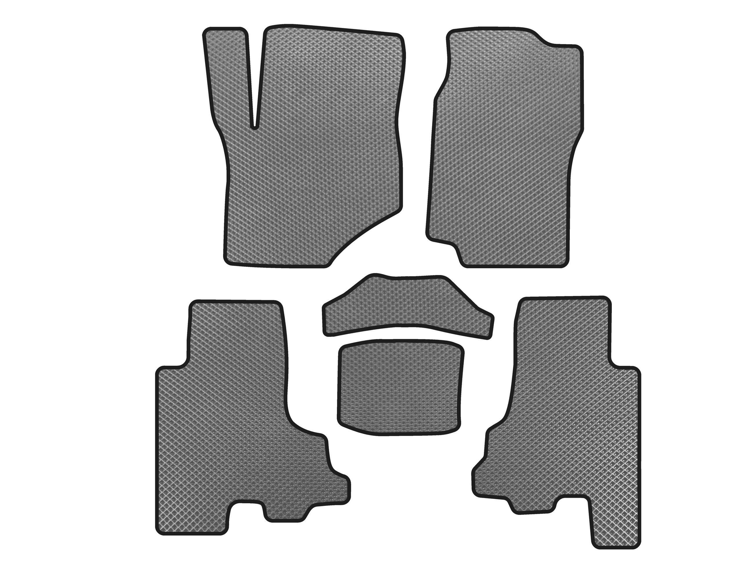 Коврики Digital Designs EVA для Chevrolet Trailblazer 2002-2012гг. этилвинилацетат Серый (142968)