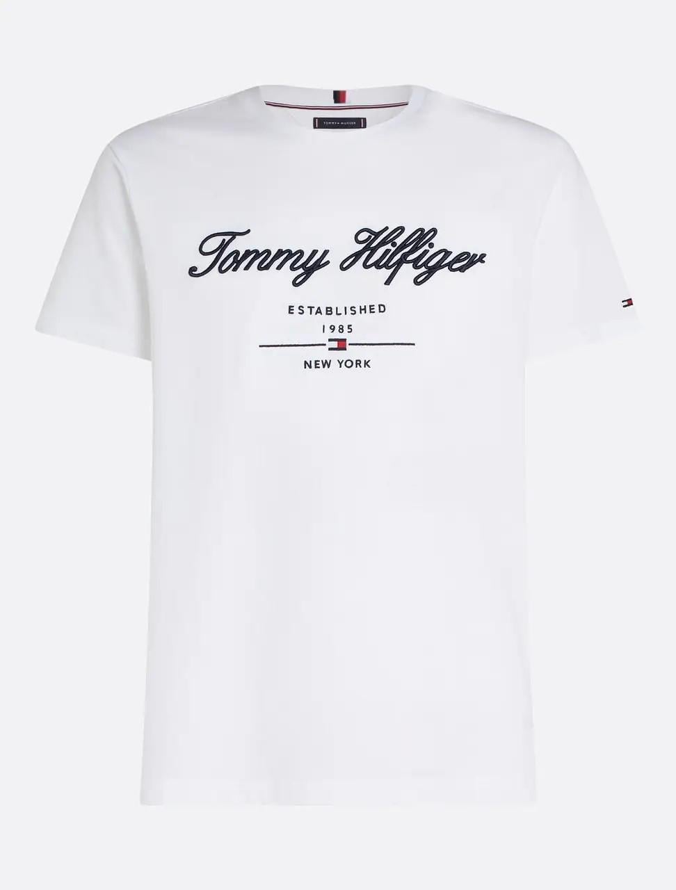 Футболка мужская Tommy Hilfiger SCRIPT LOGO TEE BRAND LOVE TH-1096WT 2XL