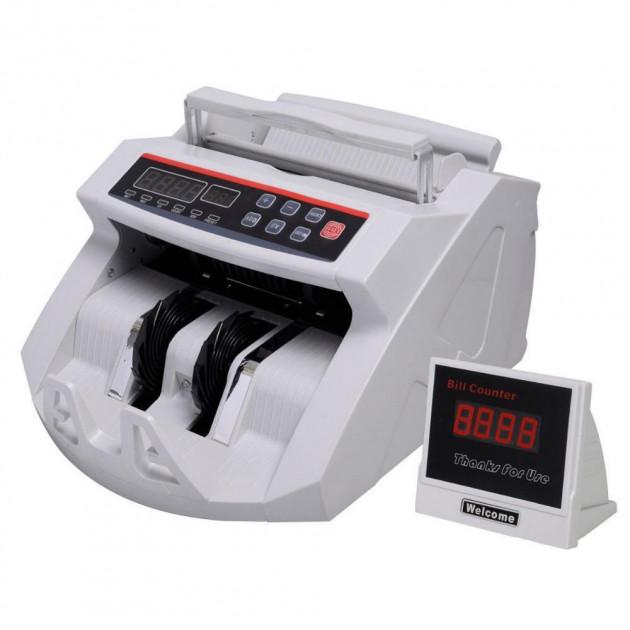 Лічильник банкнот Cash Counting Machine 2018/2108 UV/MG Білий (42778- 2108 UV_2772)