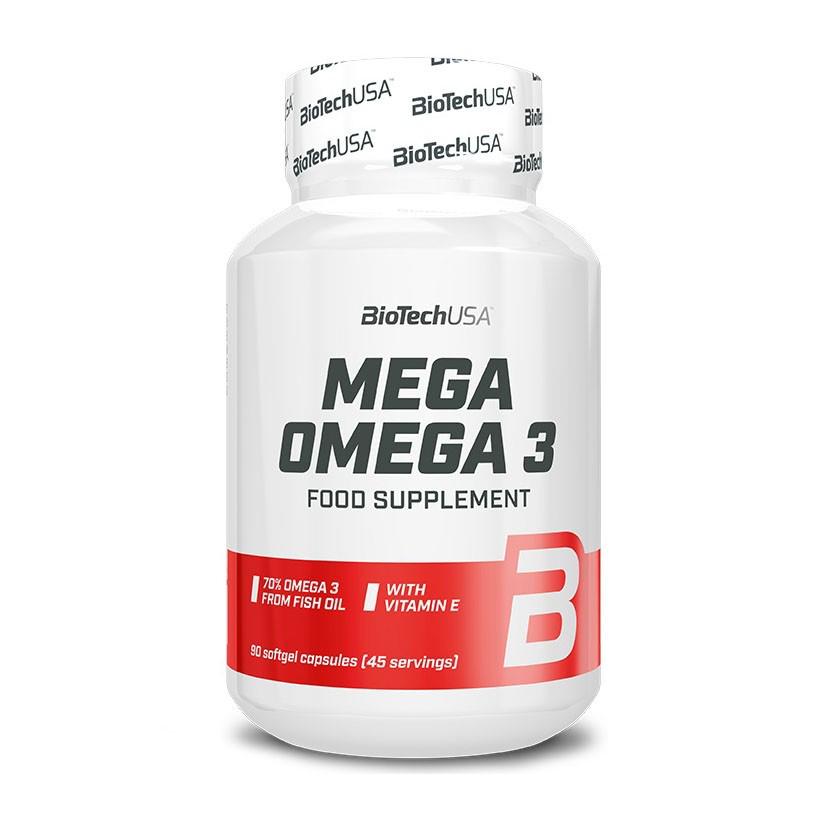 Жирные кислоты BioTeсh Mega Omega 3 90 капсул