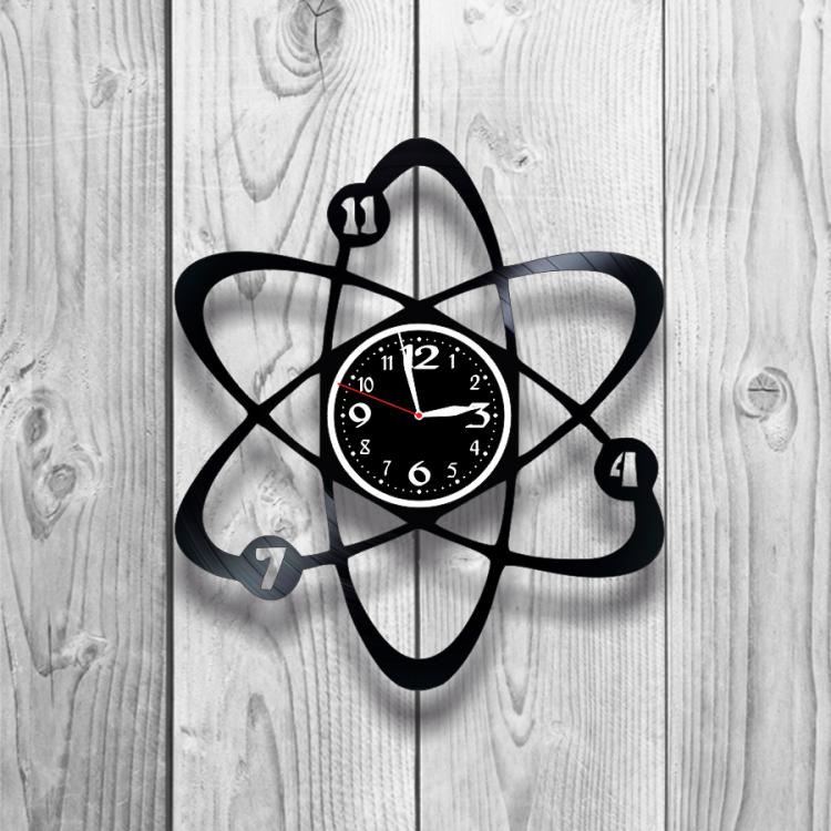 Часы настенные Лофт-ретро 0199 из виниловой пластинки