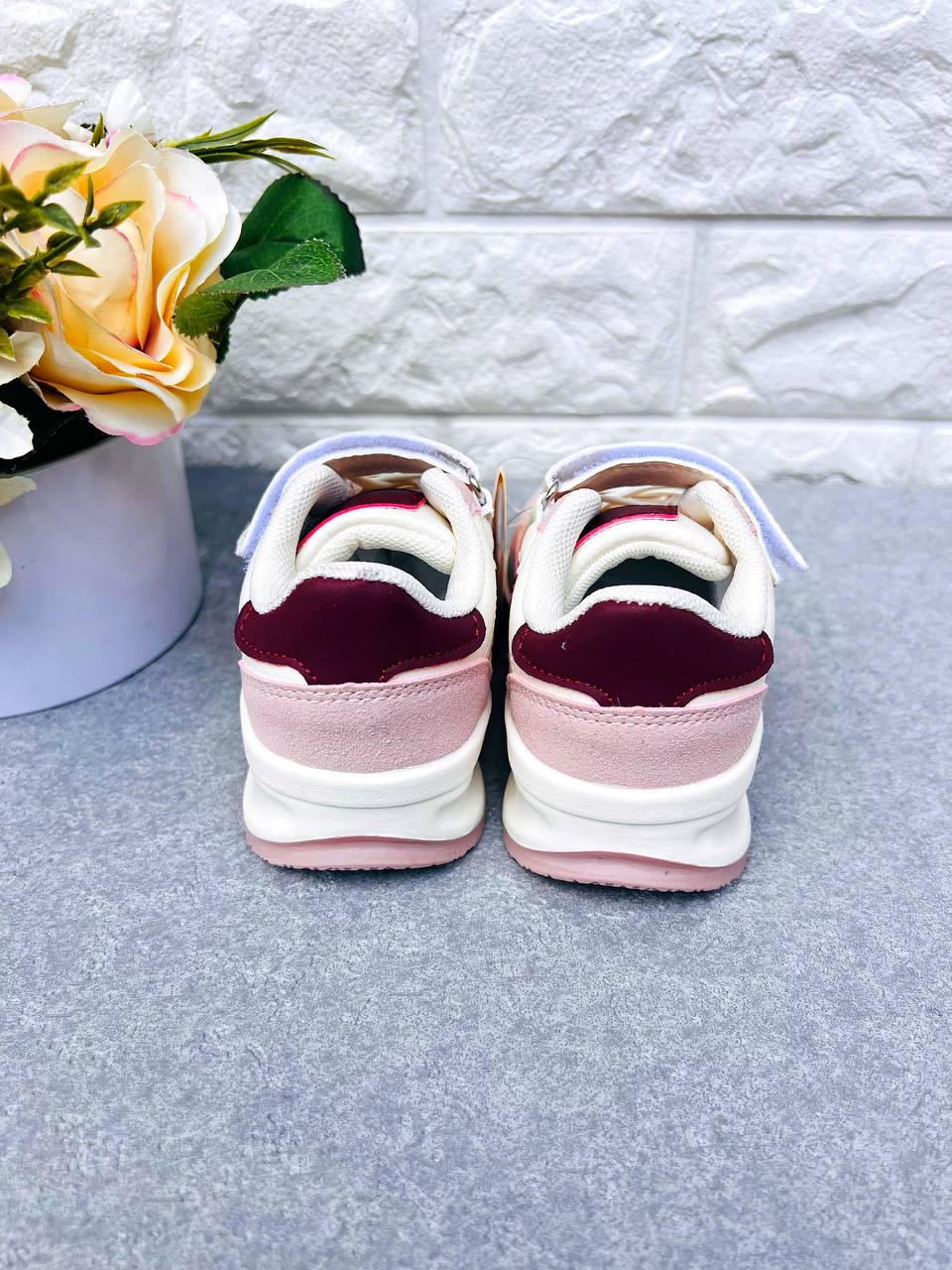 Кросівки для дівчинки Clibee 1855 р. 27 17 см Рожевий - фото 3