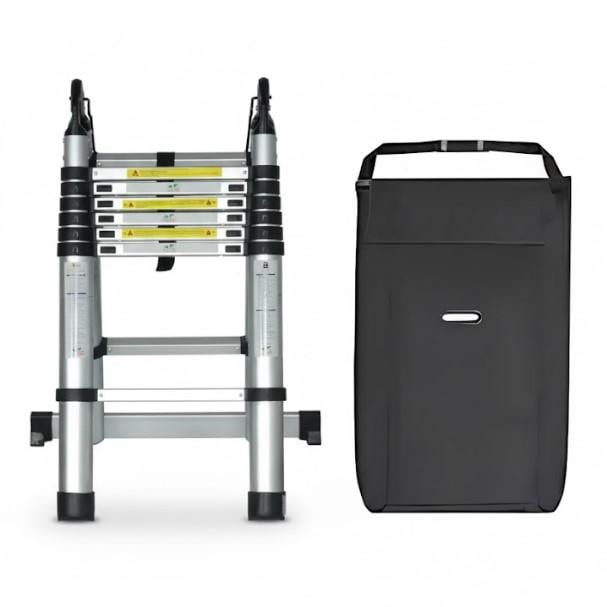 Лестница-трансформер с телескопическим механизмом алюминиевая 4,4 м (2104618749)