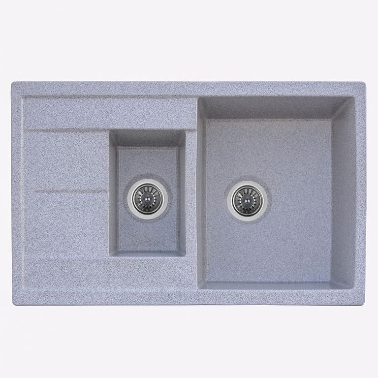 Мойка кухонная Platinum Kessan 7850 Ws Серый (353202)