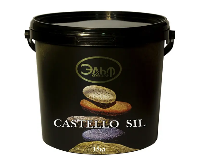 Штукатурка декоративна вапняк натуральний Elf DECOR CASTELLO SIL 15 кг (1702737735)