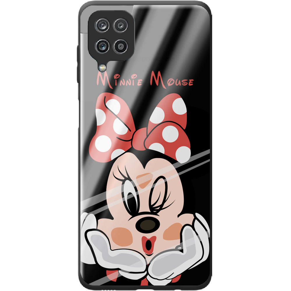 Чохол Boxface Samsung M225 Galaxy M22 Lady M Чорний силікон зі склом (43528-cc59-44204)
