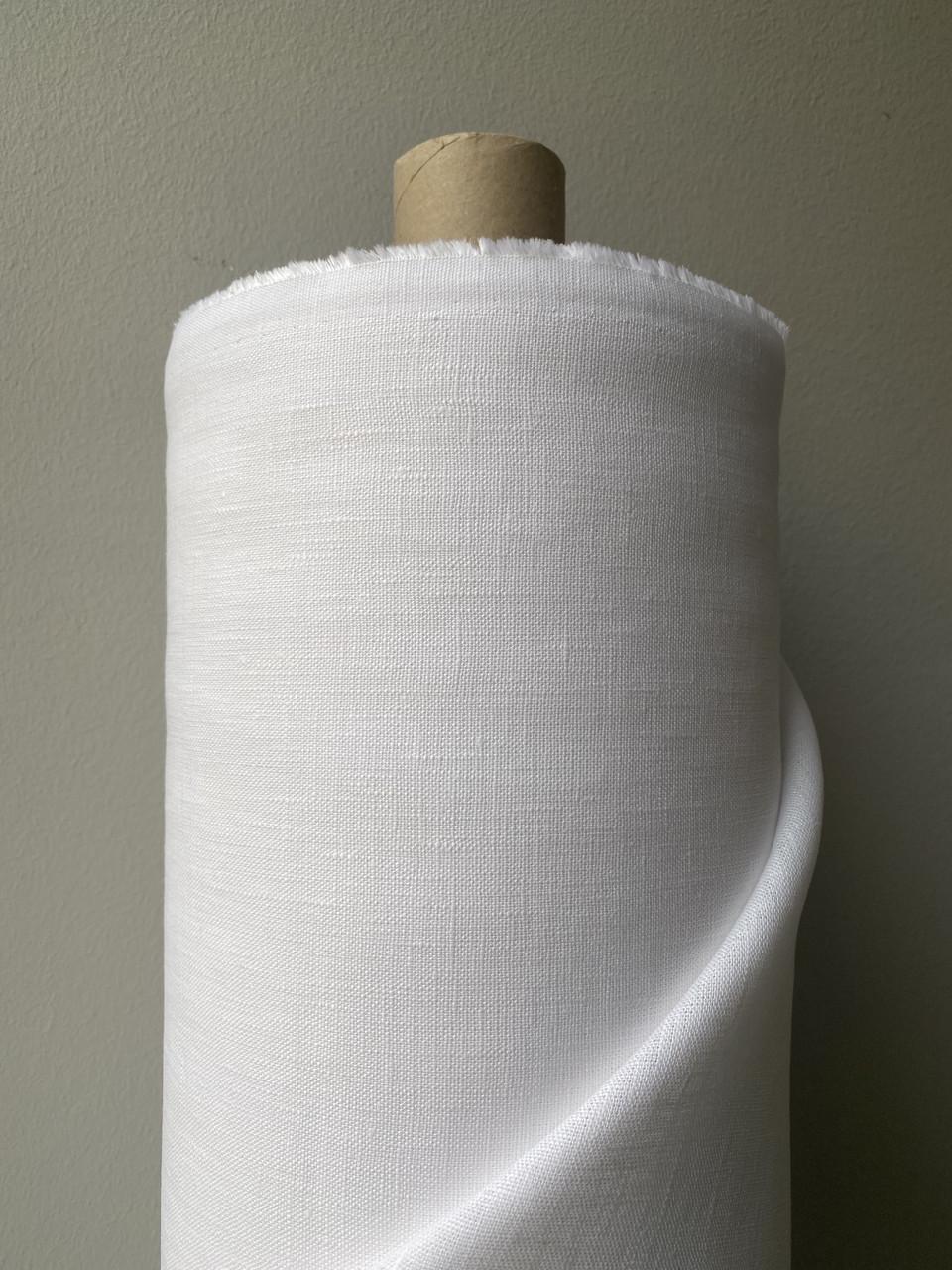 Тканина скатерна LINEN PLUS 100% льон 143 см 101 Білий - фото 2 Тканина скатерна LINEN PLUS 100% льон 143 см 101 Білий - фото 2