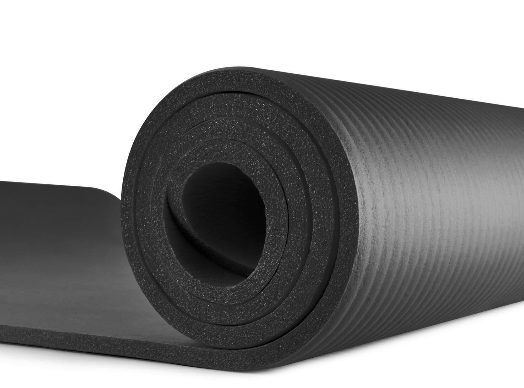 Мат для фітнесу та йоги Hop-Sport HS-N010GM 1 см Чорний - фото 3 Мат для фітнесу та йоги Hop-Sport HS-N010GM 1 см Чорний - фото 3