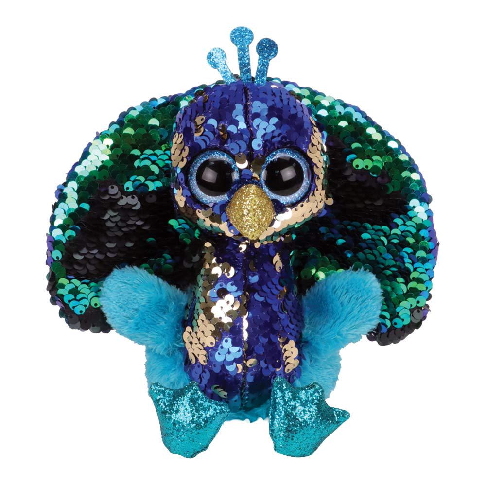 М'яка іграшка TY Flippables Павич Тисон 15 см (36349)