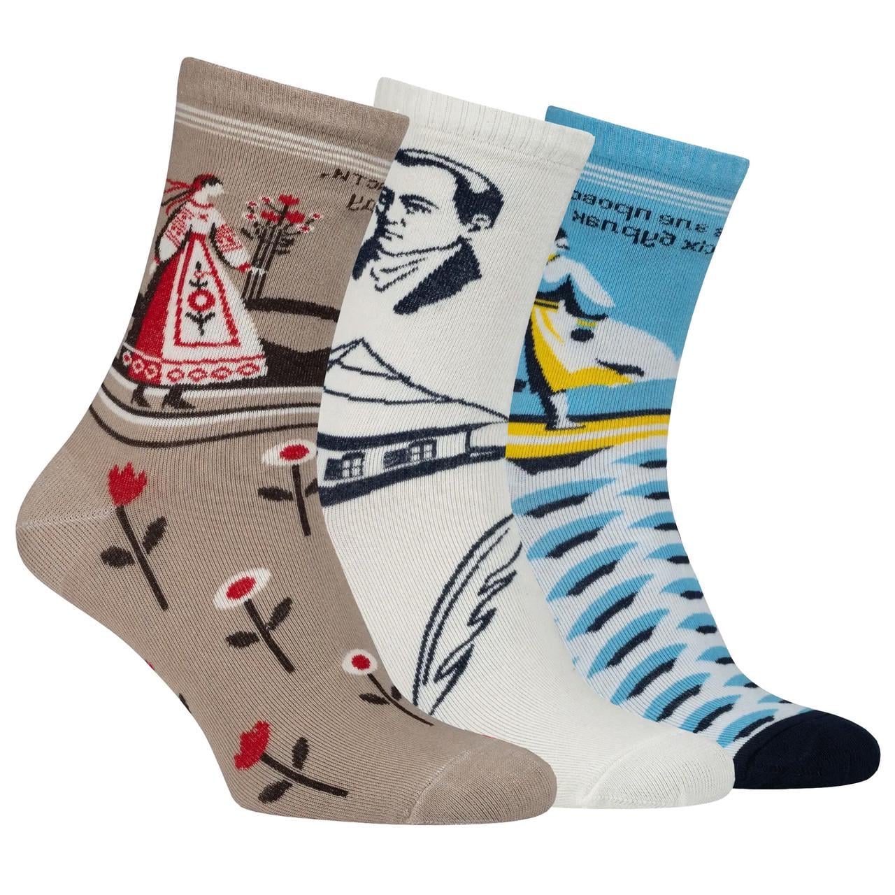 Набор носков Premier Socks Украинская классика 3 пары р. 36-39 Набор носков Premier Socks Украинская классика 3 пары р. 36-39