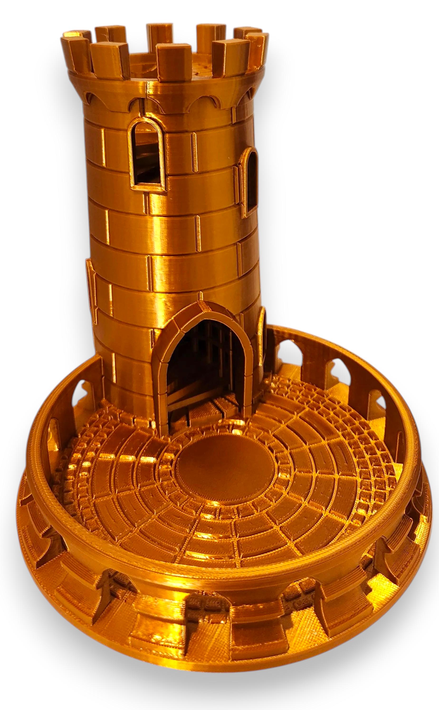 Вежа для кубиків Замковий Бастіон Золотий (0703-3) - фото 4