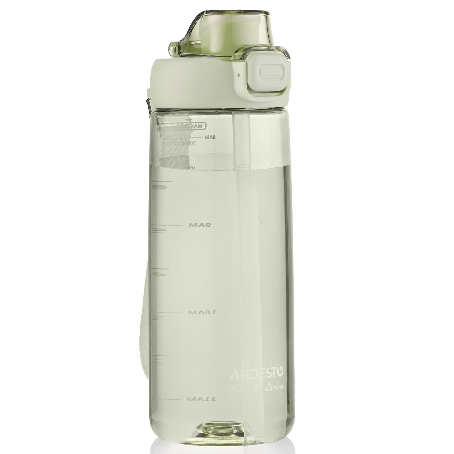Бутылка для воды Ardesto Trip пластик 720 мл Зеленый (AR2272PB)