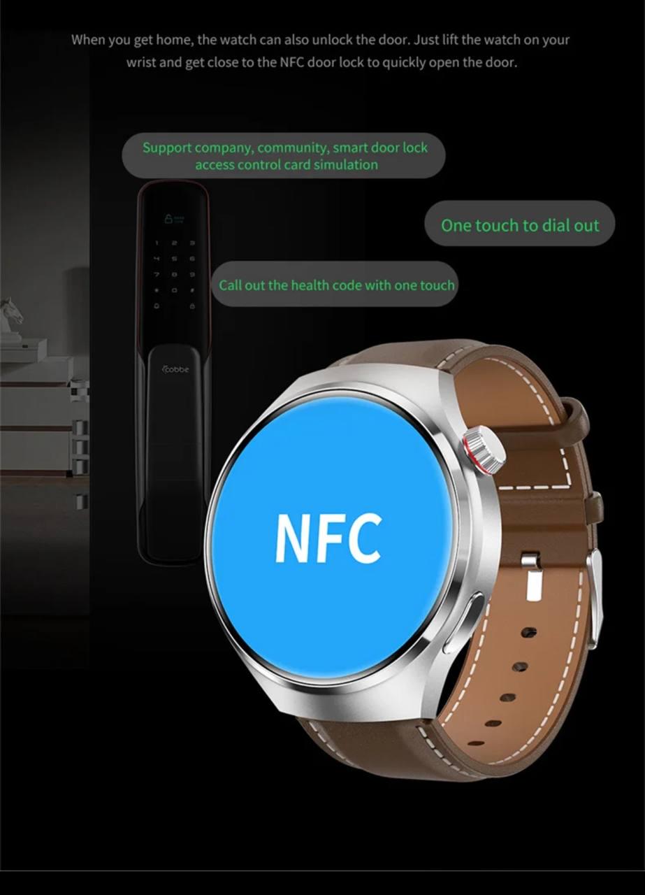 Смарт-годинник Watch GT4 Amoled NFC Білий (18003831) - фото 4