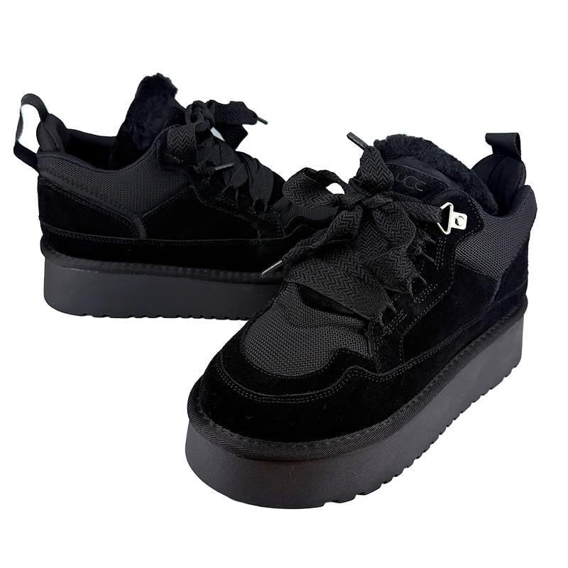 Кеди жіночі замшеві на шнурівці 2075-1 p. 37 24 см Чорний - фото 2 Кеди жіночі замшеві на шнурівці 2075-1 p. 37 24 см Чорний - фото 2