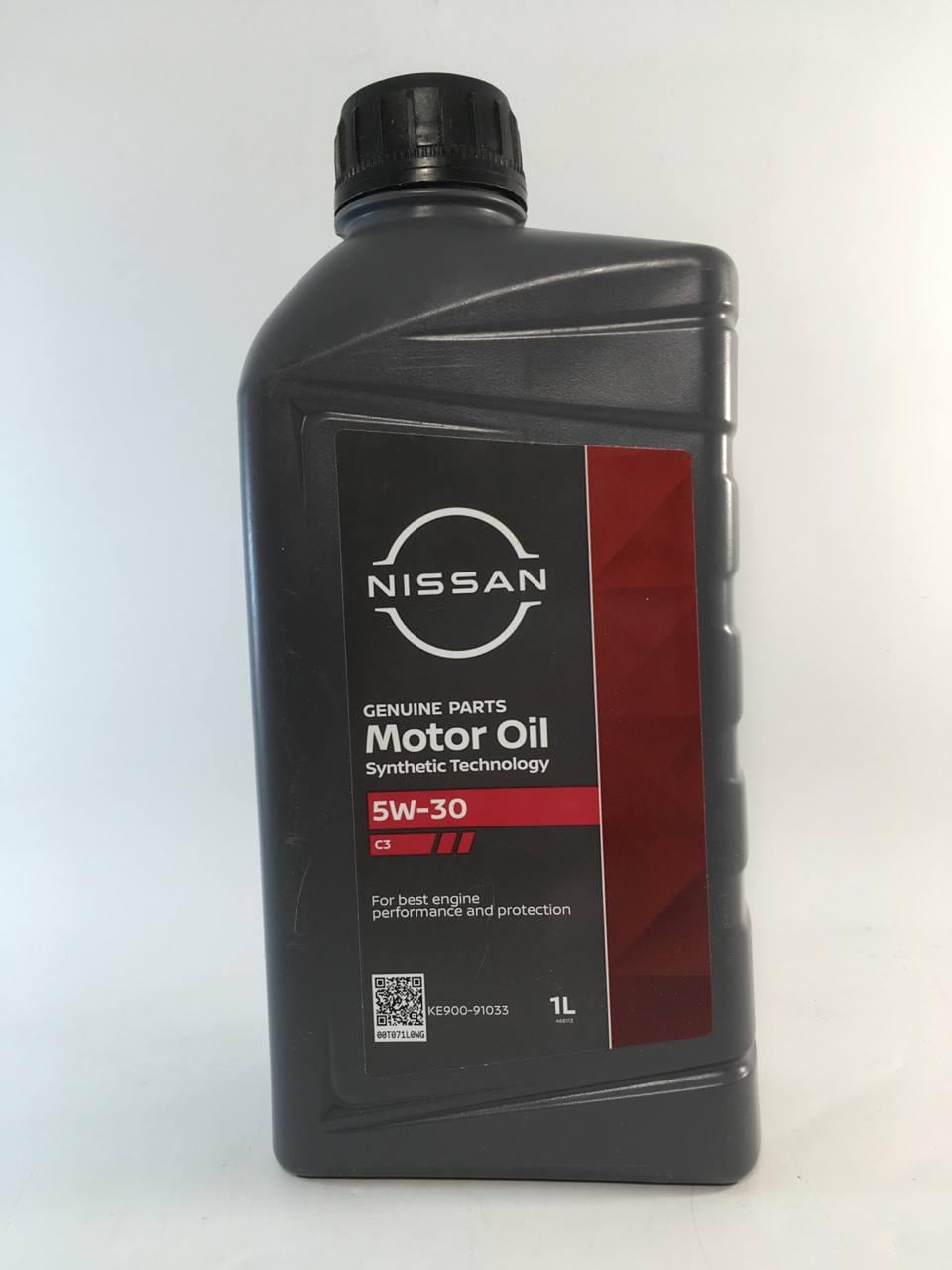 Моторне мастило Nissan Motor Oil C3 SN/CF 5W-30 1 л (KE90091033)