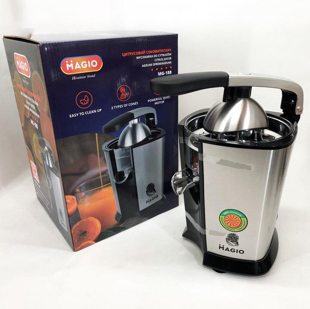 Соковыжималка для цитрусовых Magio MG-188, соковыжималка для яблок, соковыжималка для ягод - фото 11 Соковыжималка для цитрусовых Magio MG-188, соковыжималка для яблок, соковыжималка для ягод - фото 11