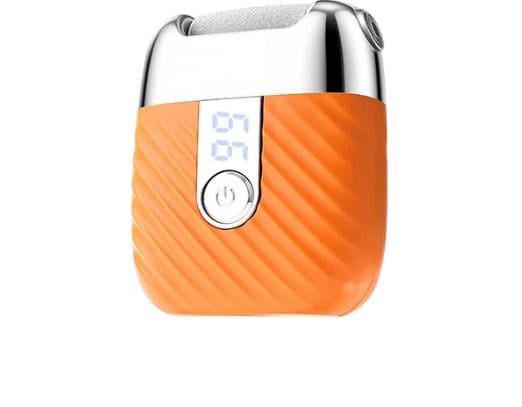 Пемза для п’ят електрична роликова WS-688 з LED-підсвіткою 3 насадки USB Type-C акумулятор 500 мАг