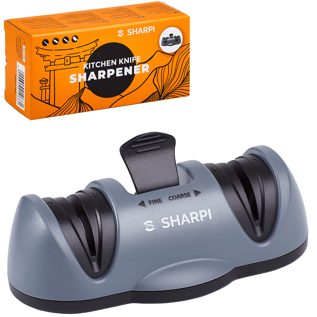 Точилка для ножей SHARPI HRC≤65 1000/360 из керамики и алмазного покрытия 130x72x40 мм Черный (2375884687)