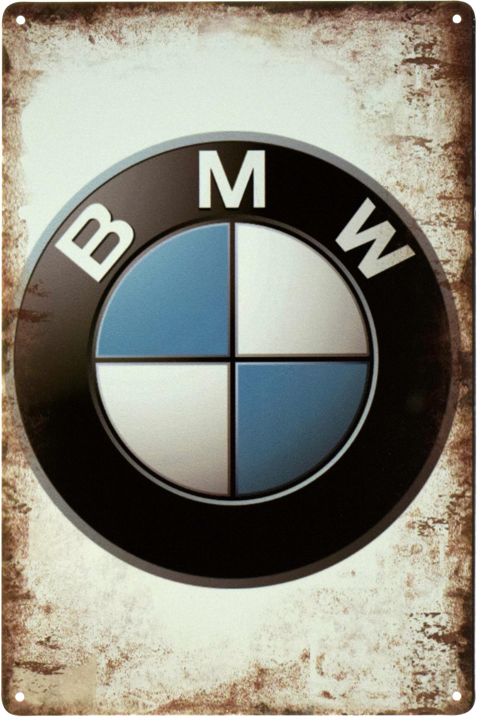 Металлическая табличка BMW Logo 20x30 см