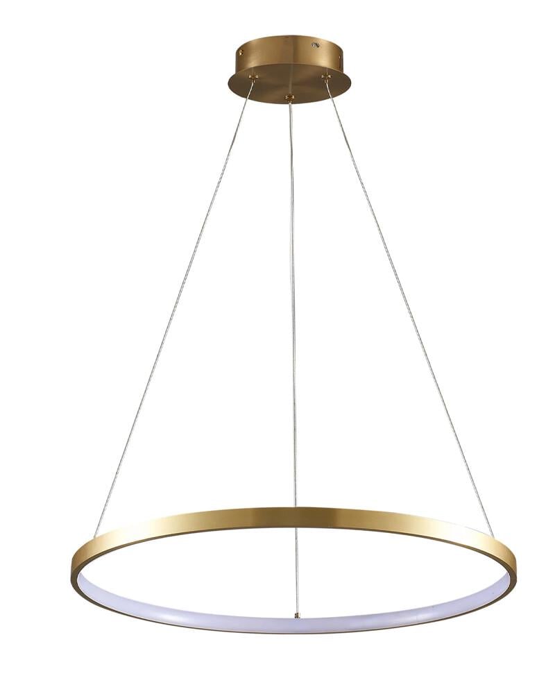 Светильник подвесной Polux 329165 Lea 1 LED 1x20W 4000K 2600Lm IP20 Золотой (26393757)