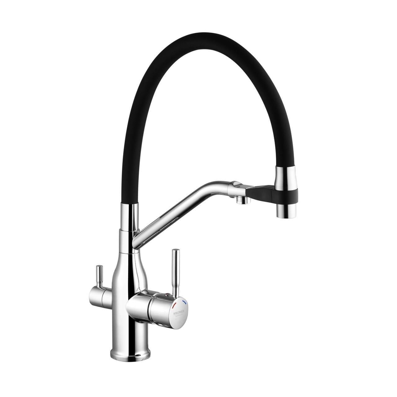 Змішувач для кухні Kroner KRP Kuche C03816BLK