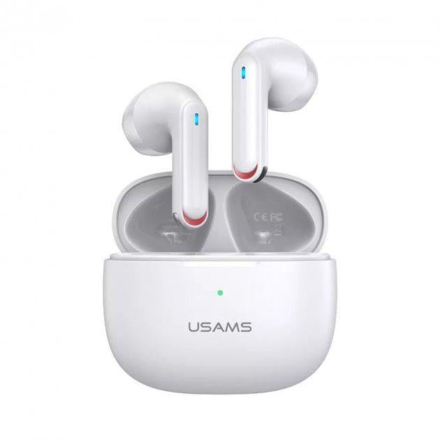 Наушники Usams TWS NX10 Bluetooth BT5.2 35/320 mAh 5h White (554400)
