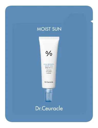 Крем увлажняющий солнцезащитный Dr.Ceuracle Hyal Reyouth Moist Sun SPF 50 / PA++++ 2 мл