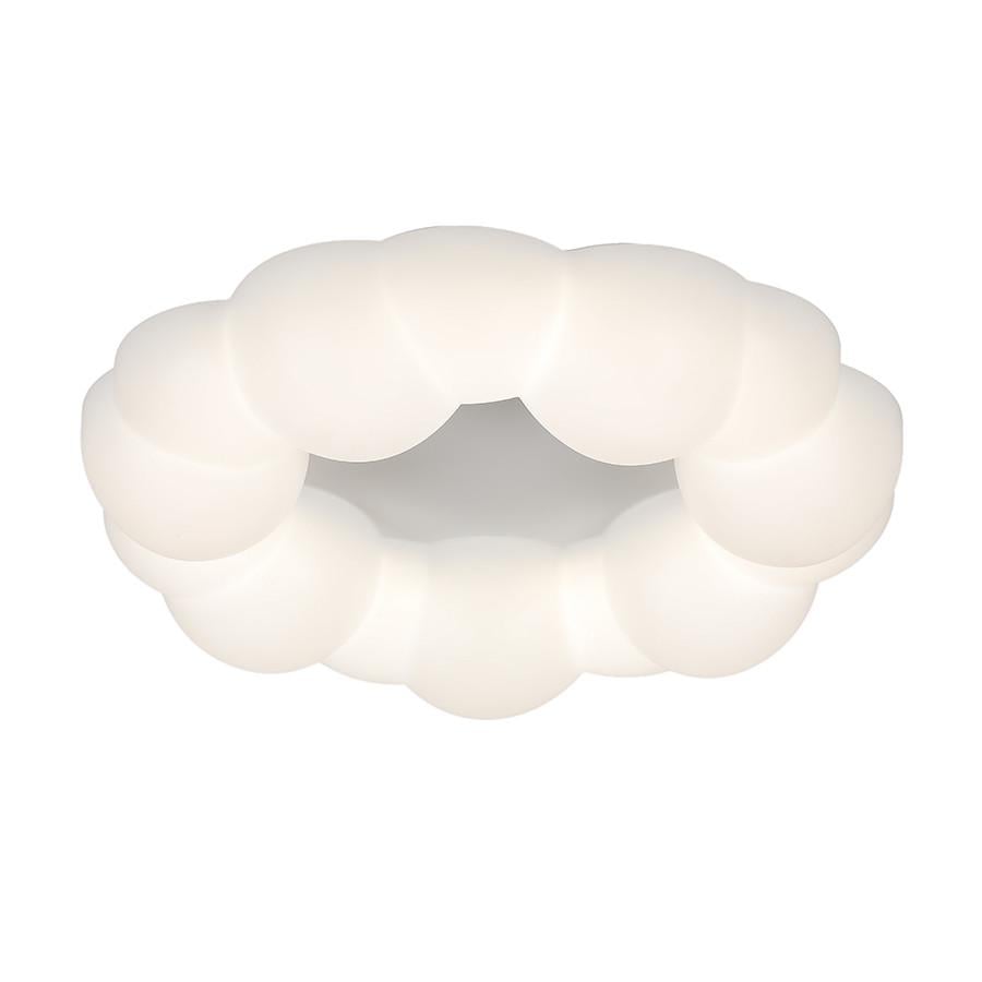 Люстра потолочная светодиодная Levistella 797MX6033 500 круглое облачко с пультом и приложением Белый (2691309105) - фото 2