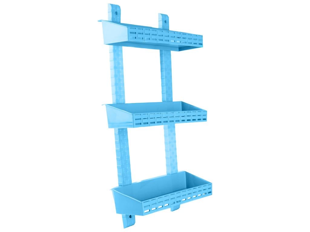 Полка прямая Rotange 58х30х11 см Голубой (MCS-BK123-4)