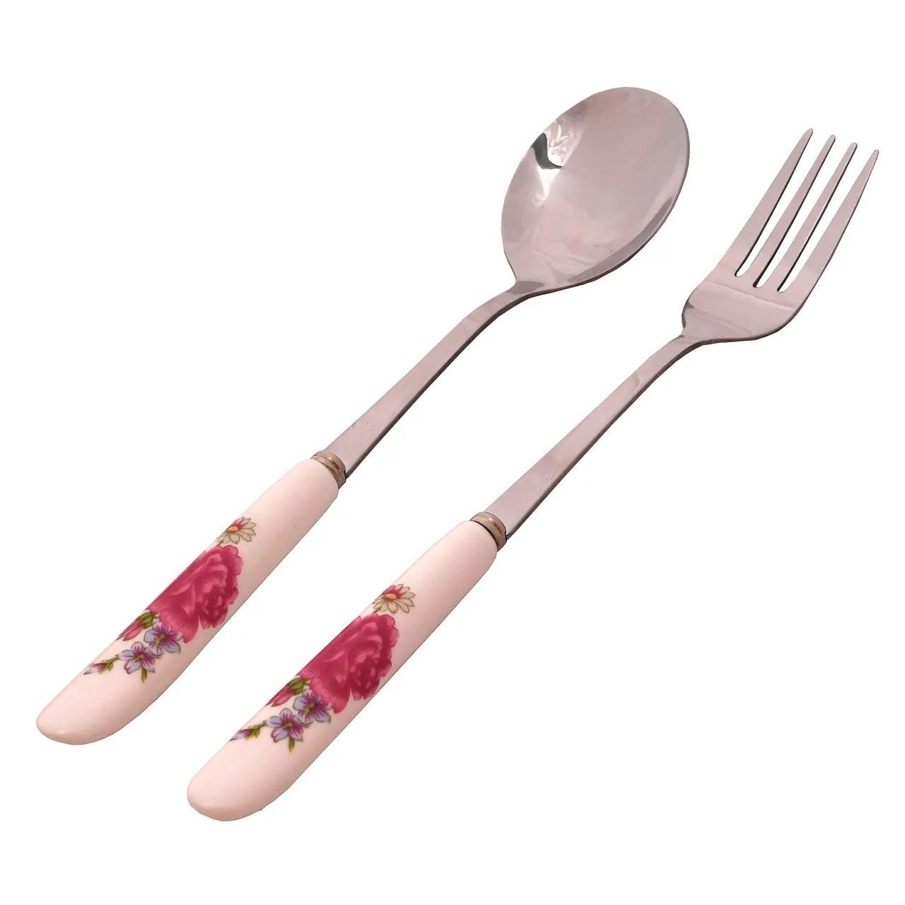 Набор столовых приборов Wellamart с керамической ручкой 2 шт. (8709)